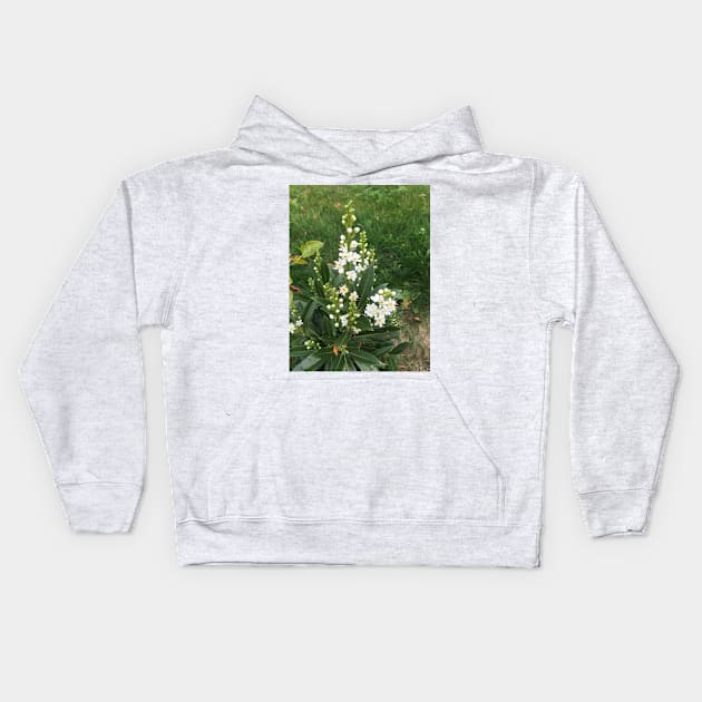 Laurel Flowers Kids Hoodie by Amanda1775